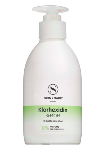 SkinOcare Klorhexidin Sæbe 300 ml (udløb: 01/23) SPAR 50%